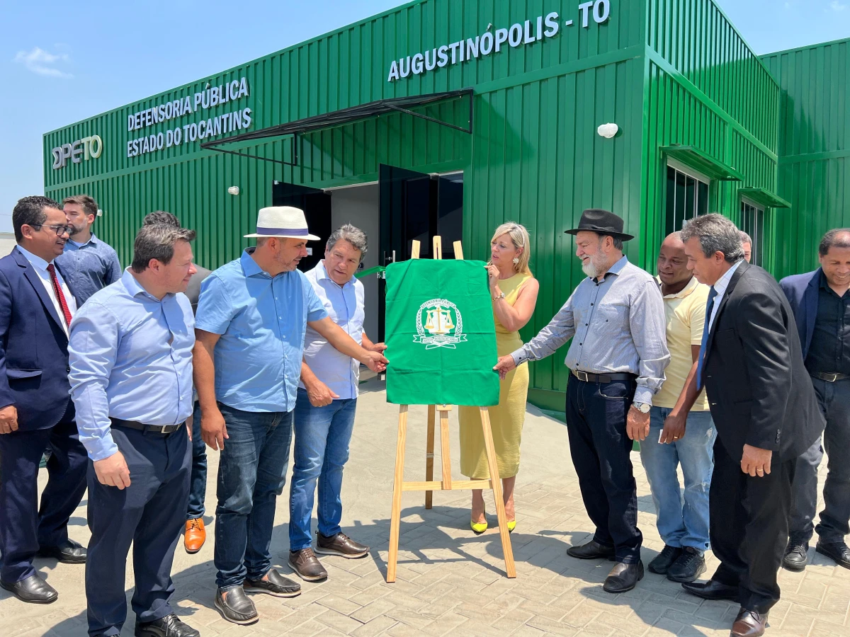 Wiston Gomes prestigia inauguração da nova sede da Defensoria em Augustinópolis