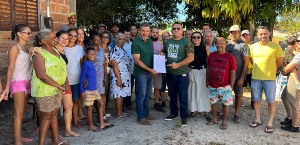 Araguatins - Wiston Gomes cumpre compromisso com o setor Irial e destina emenda para calçamento