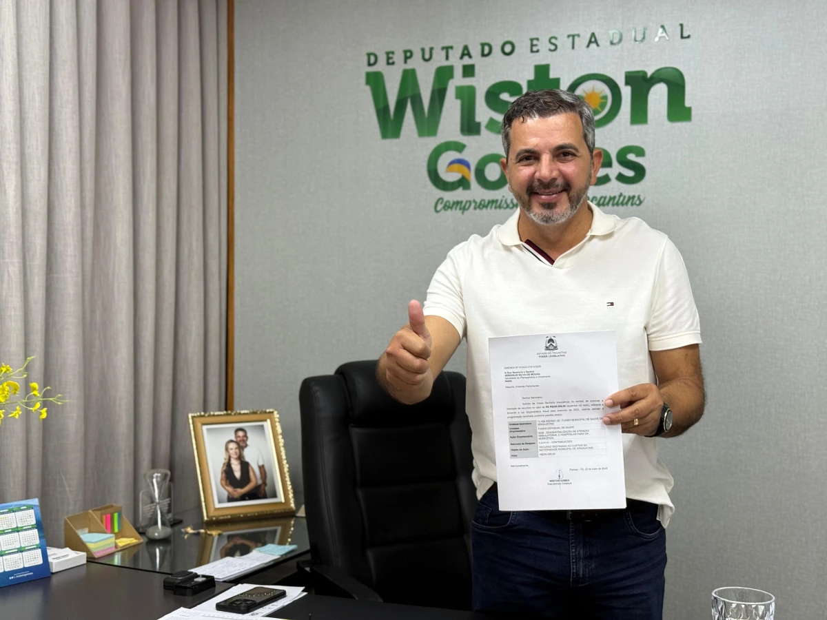 Wiston Gomes anuncia R$ 680 mil para a Saúde em comemoração ao aniversário de Araguatins
